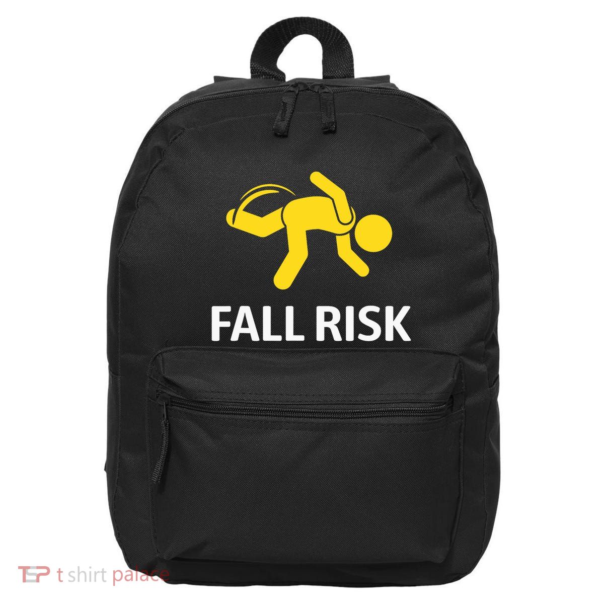 Fall Risk Balance Issues Funny Fall Risk 16 in Basic Backpack