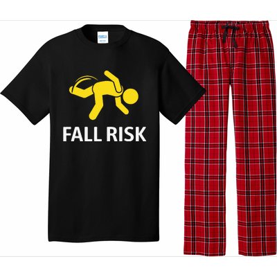 Fall Risk Balance Issues Funny Fall Risk Pajama Set