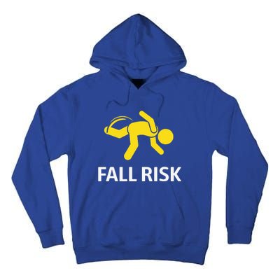 Fall Risk Balance Issues Funny Fall Risk Tall Hoodie