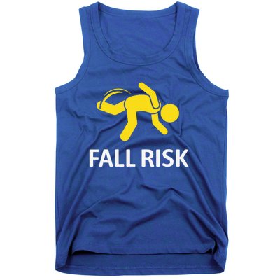 Fall Risk Balance Issues Funny Fall Risk Tank Top