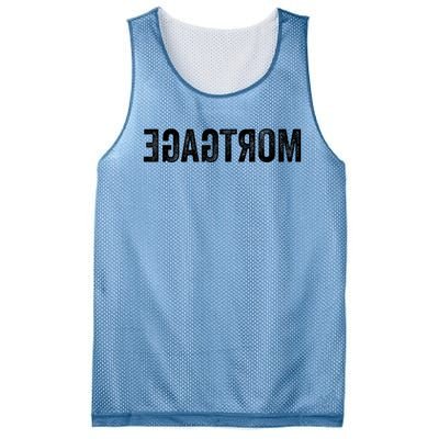 Funny Realtor Banker Halloween Party Reverse Mortgage Mesh Reversible Basketball Jersey Tank