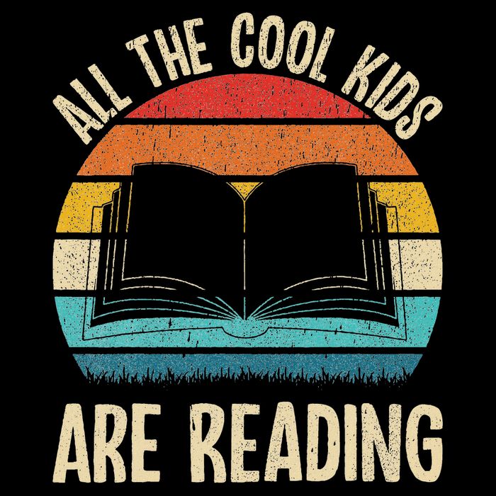 Funny Reading Books Nerd Bookish Library Bookshelf Vintage Librarian Bookworm Reader All Cool Kids A Toddler T-Shirt