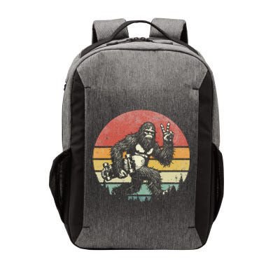 Funny Retro Bigfoot Skater Vintage Sasquatch Skateboarding Vector Backpack