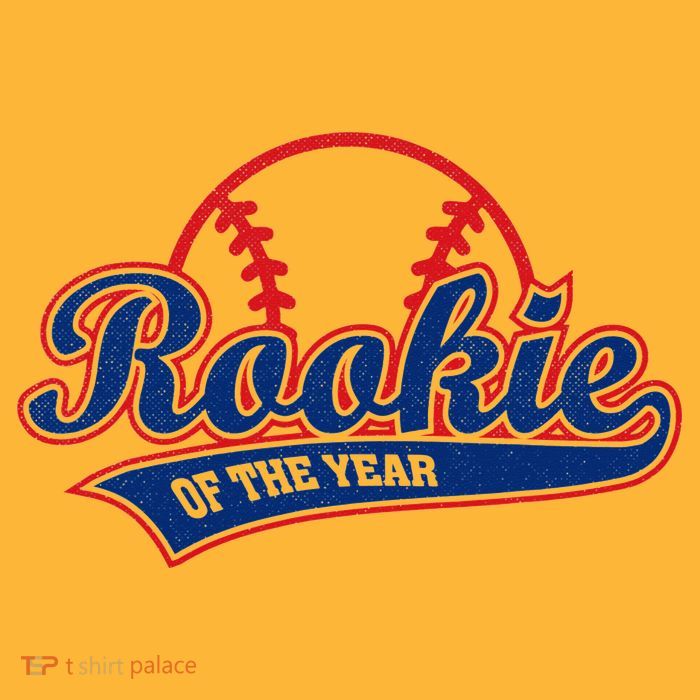 Funny Retro Baseball Rookie of the Year Pom Pom 12in Knit Beanie
