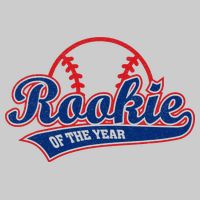 Funny Retro Baseball Rookie of the Year Tie-Dye T-Shirt