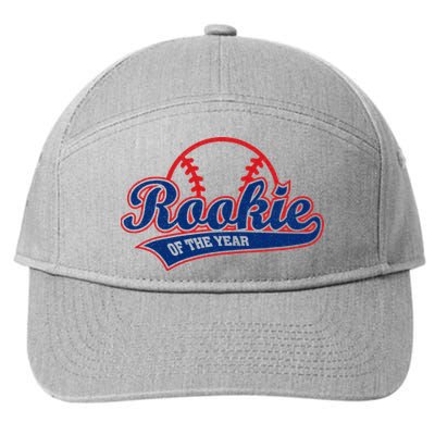 Funny Retro Baseball Rookie of the Year 7-Panel Snapback Hat