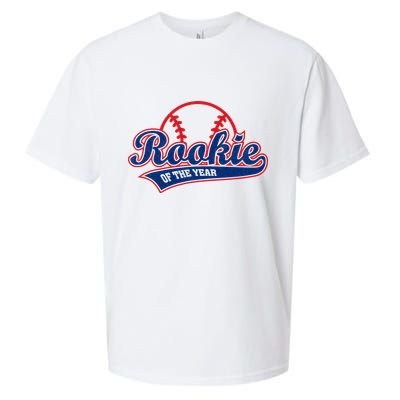 Funny Retro Baseball Rookie of the Year Sueded Cloud Jersey T-Shirt