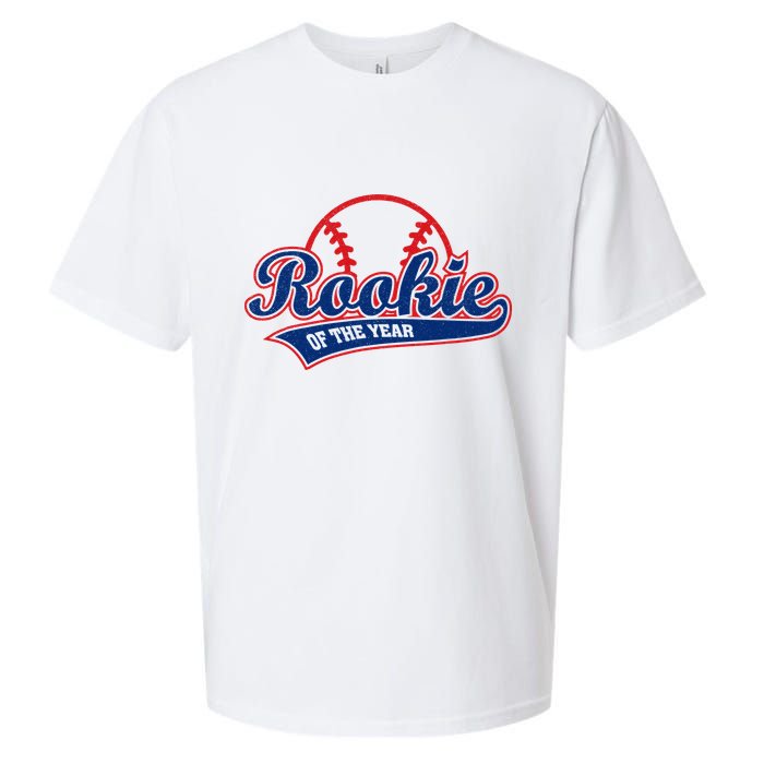 Funny Retro Baseball Rookie of the Year Sueded Cloud Jersey T-Shirt