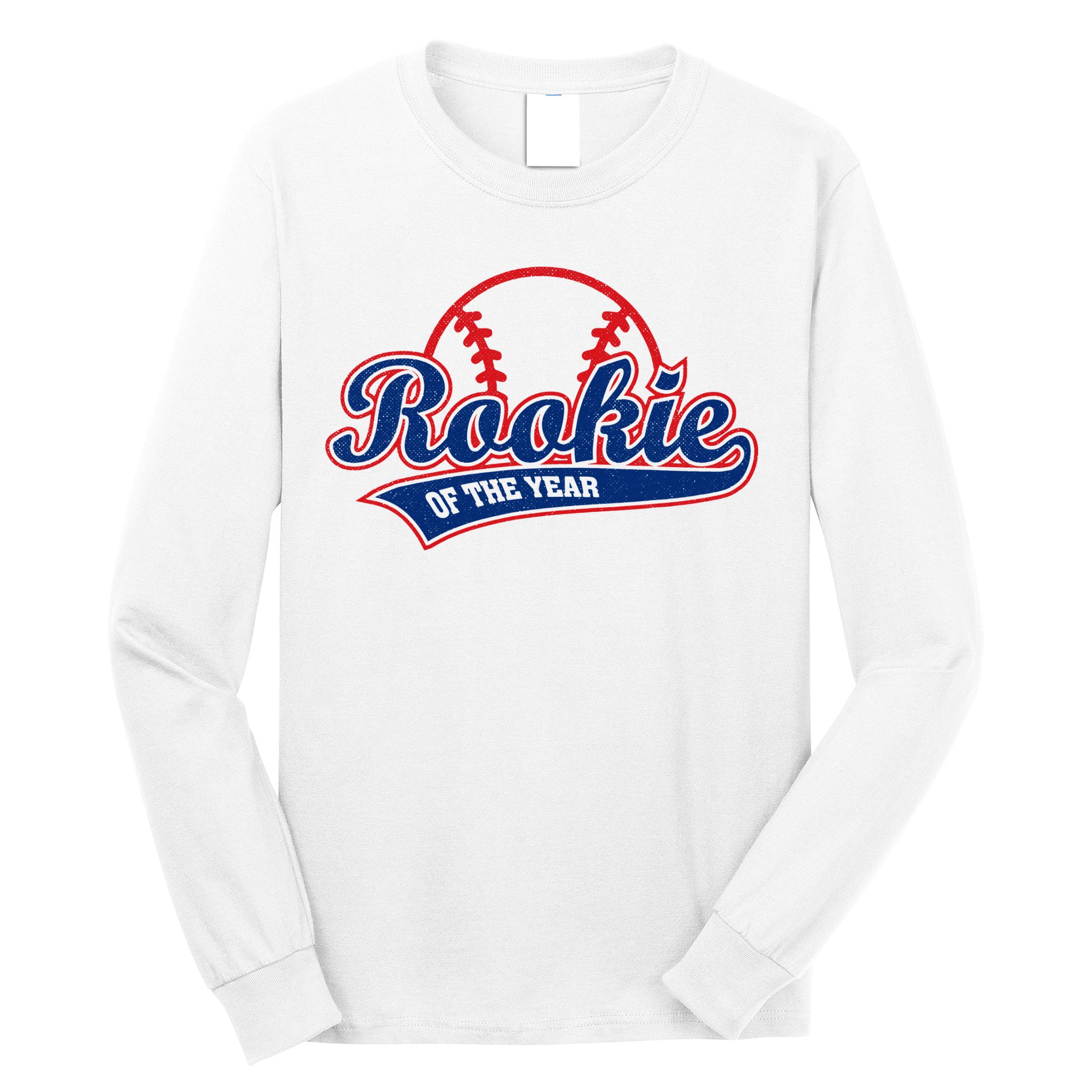 Funny Retro Baseball Rookie of the Year Long Sleeve Shirt