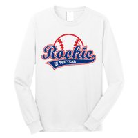 Funny Retro Baseball Rookie of the Year Long Sleeve Shirt