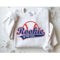 Funny Retro Baseball Rookie of the Year Sweatshirt