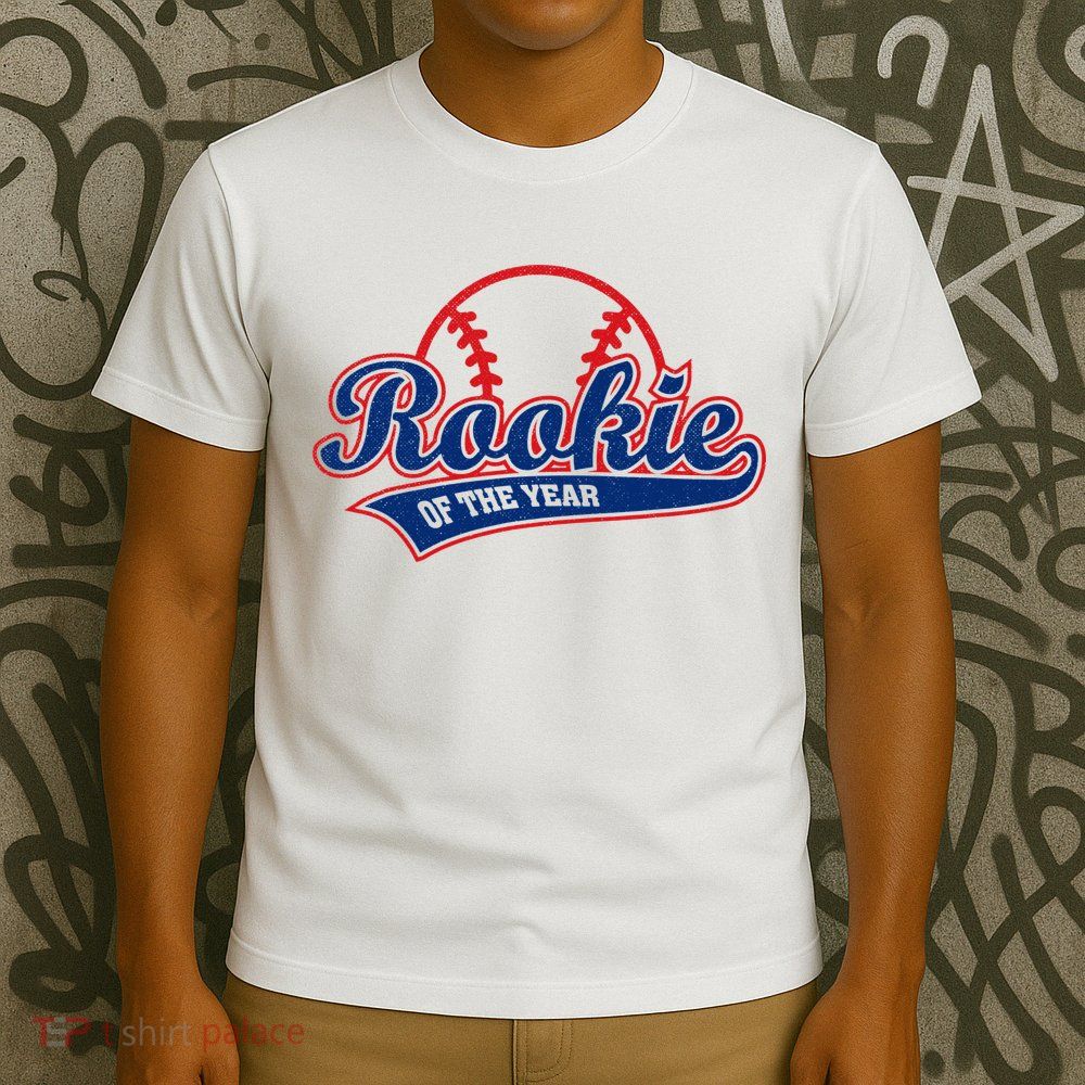 Funny Retro Baseball Rookie of the Year T-Shirt