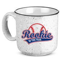 Funny Retro Baseball Rookie of the Year 15oz Campfire Ceramic Mug