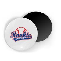 Funny Retro Baseball Rookie of the Year Magnet