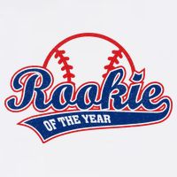 Funny Retro Baseball Rookie of the Year Magnet