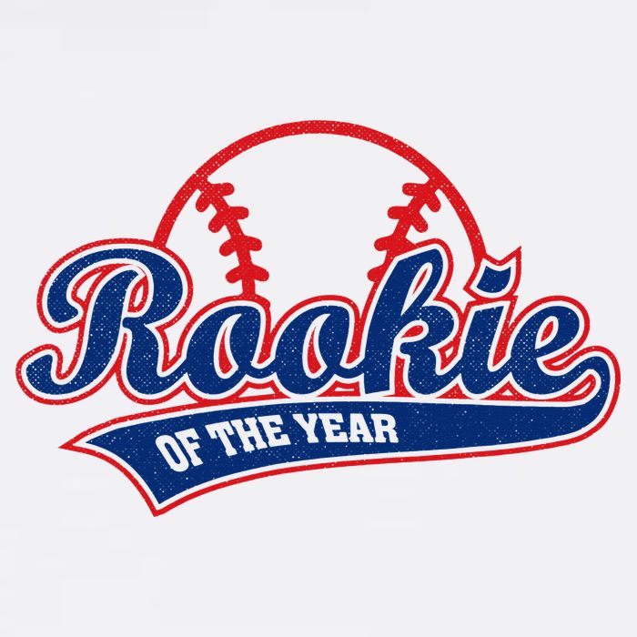 Funny Retro Baseball Rookie of the Year Magnet