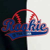 Funny Retro Baseball Rookie of the Year Infant Baby Jersey Bodysuit
