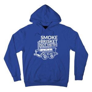 Funny Retro Bbq Smoking Meat Lover Gift Smoke Brisket Not Meth Funny Gift Hoodie