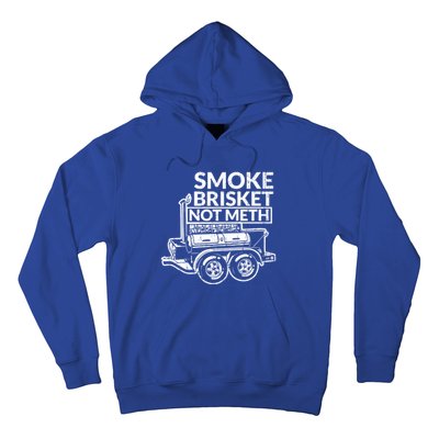 Funny Retro Bbq Smoking Meat Lover Gift Smoke Brisket Not Meth Funny Gift Hoodie