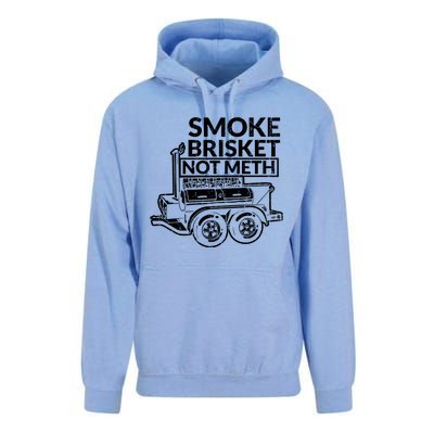 Funny Retro Bbq Smoking Meat Lover Gift Smoke Brisket Not Meth Funny Gift Unisex Surf Hoodie