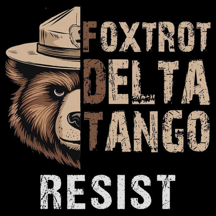 Funny Resist Bear Foxtrots Delta Tangos Funny Resist Bear Toddler T-Shirt