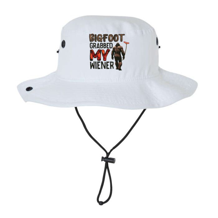 Funny Retro Bigfoot Bigfoot Grabbed My Wiener Design Legacy Cool Fit Booney Bucket Hat