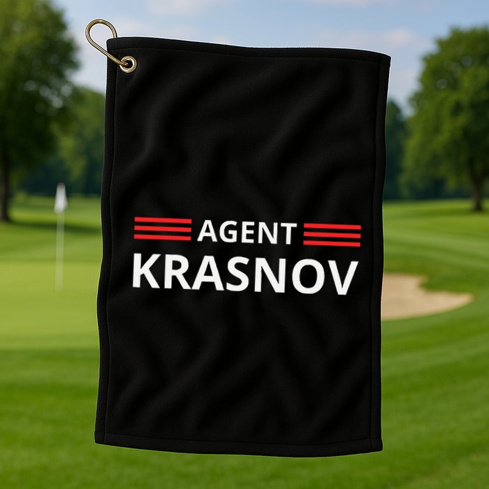 Funny Recruited By The Kgb Agent Krasnov .Png Golf Towel