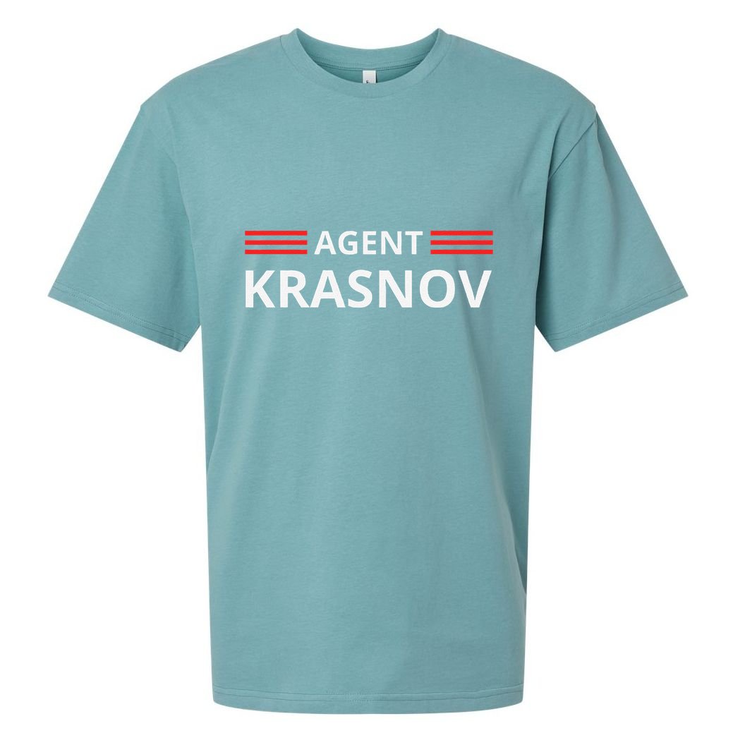 Funny Recruited By The Kgb Agent Krasnov .Png Sueded Cloud Jersey T-Shirt