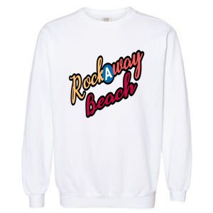 Far Rockaway Beach Queens County New York City A Train Garment-Dyed Sweatshirt