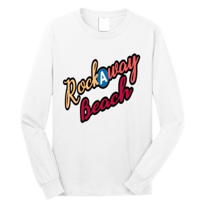 Far Rockaway Beach Queens County New York City A Train Long Sleeve Shirt