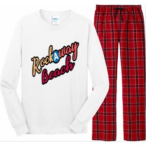 Far Rockaway Beach Queens County New York City A Train Long Sleeve Pajama Set