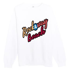 Far Rockaway Beach Queens County New York City A Train Premium Crewneck Sweatshirt