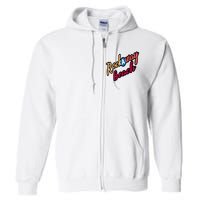 Far Rockaway Beach Queens County New York City A Train Full Zip Hoodie