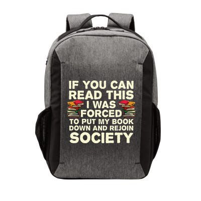 Funny Read Books Lover For Men Women Bookaholic Bookworm Vector Backpack