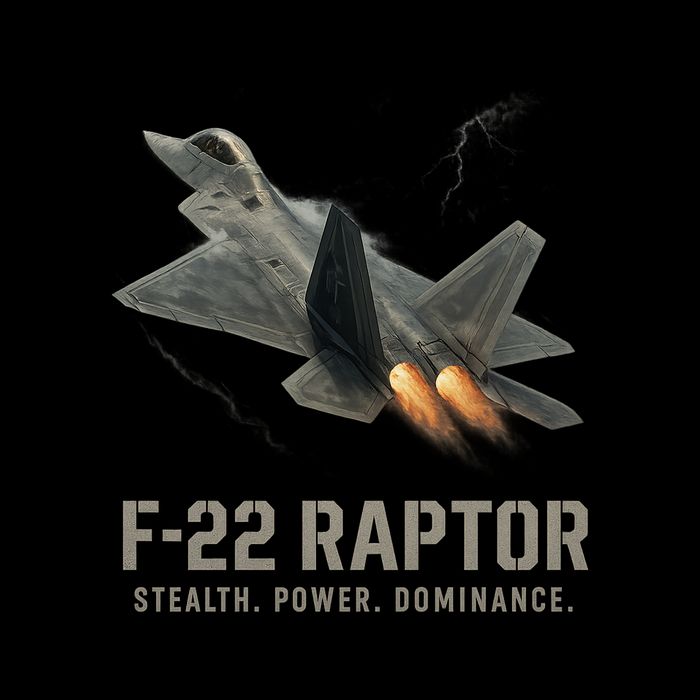 F-22 Raptor Banking Through Storm Clouds Flatbill Hat