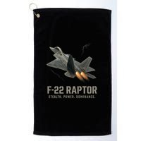 F-22 Raptor Banking Through Storm Clouds Golf Towel