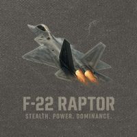 F-22 Raptor Banking Through Storm Clouds Cotton Canvas Backpack