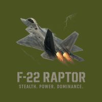 F-22 Raptor Banking Through Storm Clouds Sustainable Bucket Hat
