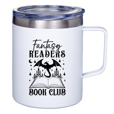 Fantasy Readers Book Club 12oz Stainless Steel Coffee Mug