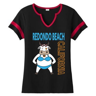 Funny Redondo Beach Vacation Family Trip Cute Gift Ladies Halftime Notch Neck Tee