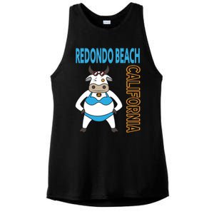 Funny Redondo Beach Vacation Family Trip Cute Gift Ladies PosiCharge Tri-Blend Wicking Tank