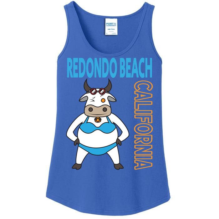 Funny Redondo Beach Vacation Family Trip Cute Gift Ladies Essential Tank