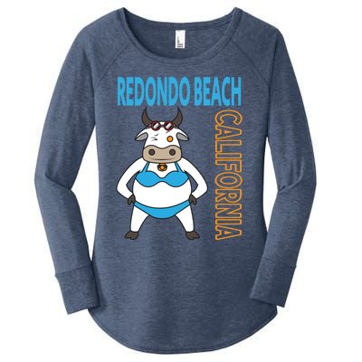 Funny Redondo Beach Vacation Family Trip Cute Gift Women's Perfect Tri Tunic Long Sleeve Shirt