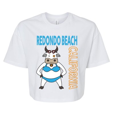 Funny Redondo Beach Vacation Family Trip Cute Gift Bella+Canvas Jersey Crop Tee