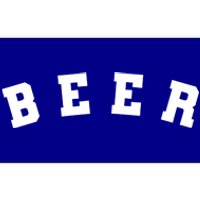 Funny Retro Beer University Varsity College Style Ing Gift Bumper Sticker