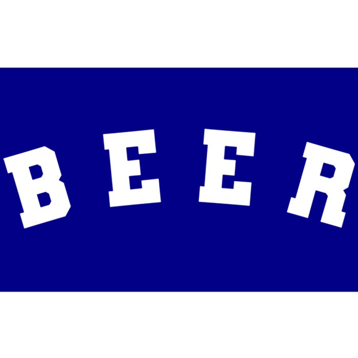 Funny Retro Beer University Varsity College Style Ing Gift Bumper Sticker