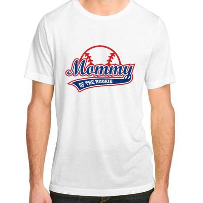 Funny Retro Baseball Mommy Of The Rookie Adult ChromaSoft Performance T-Shirt