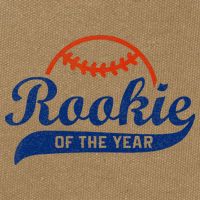 Funny Retro Baseball Rookie Of The Year Cotton Canvas Backpack