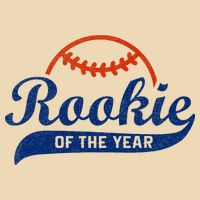 Funny Retro Baseball Rookie Of The Year Drawstring Bag