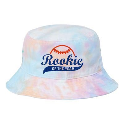 Funny Retro Baseball Rookie Of The Year Tie Dye Newport Bucket Hat